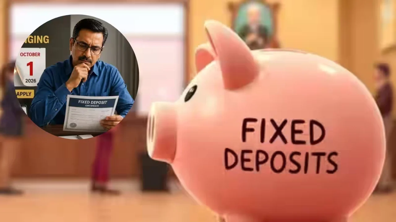 1 अक्टूबर से बैंक एफडी के नए नियम