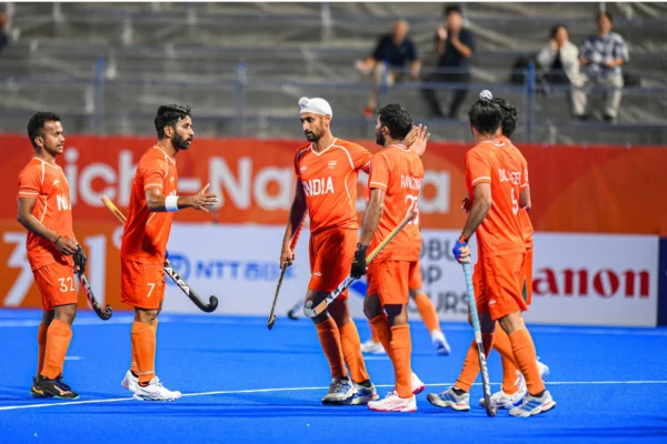भारत हॉकी टीम ने साउथ कोरिया को 8-2 से हराया