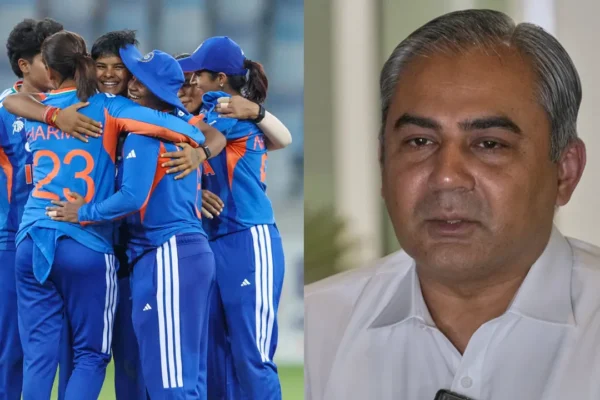 विमेंस एशिया कप फाइनल में भारत की जीत और मोहसिन नकवी से ट्रॉफी नहीं लेने के फैसले की तस्वीर