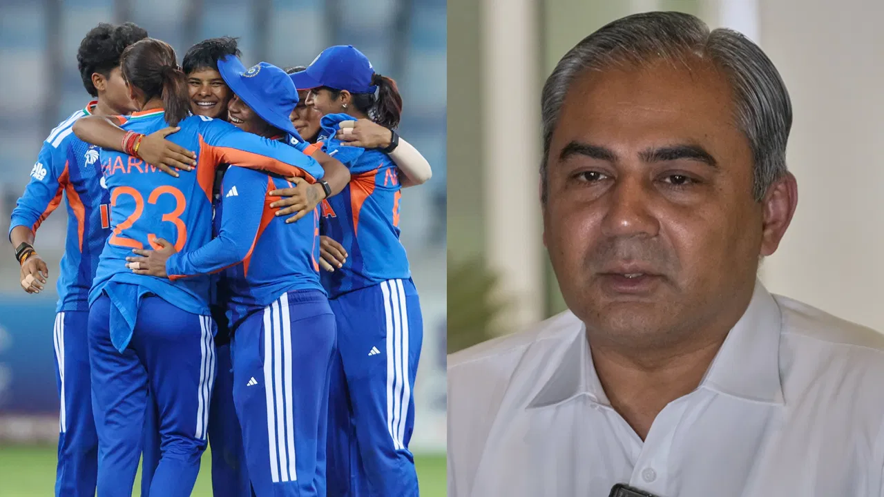 विमेंस एशिया कप फाइनल में भारत की जीत और मोहसिन नकवी से ट्रॉफी नहीं लेने के फैसले की तस्वीर