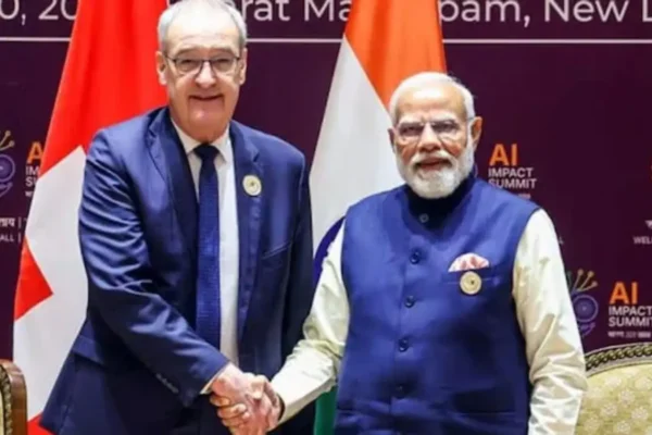 हैदराबाद हाउस में पीएम मोदी और स्विस राष्ट्रपति गाय परमेलिन